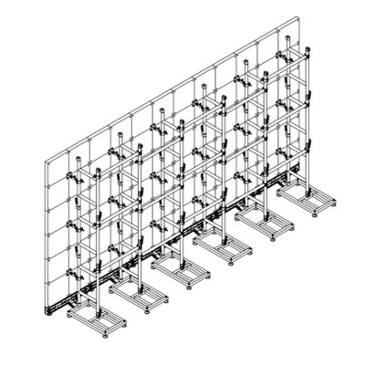 6×3m LED Wall Bracket