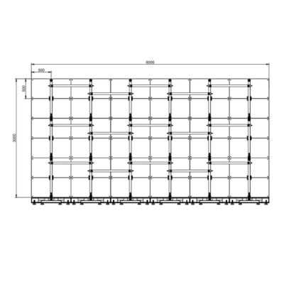 6*3m LED Wall Bracket