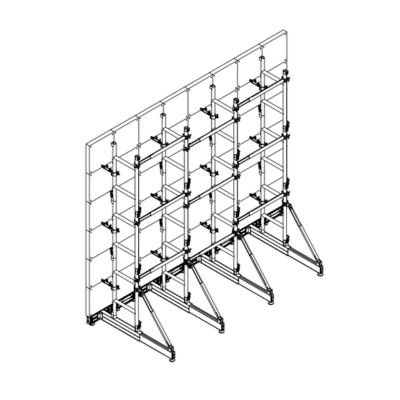 4*3m Curved Stacking System 4*3m Curved Stacking System