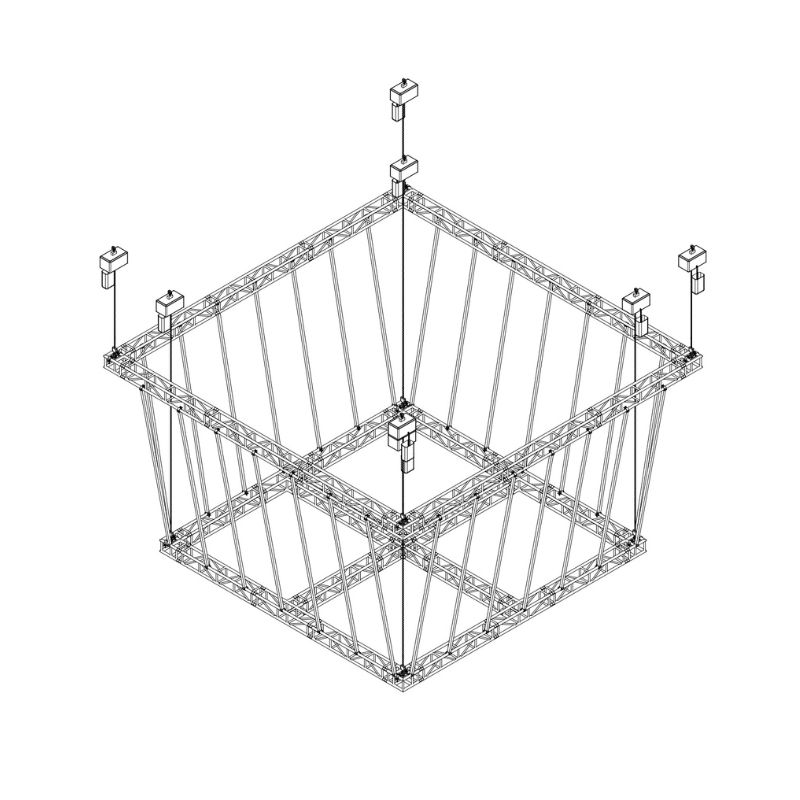 Square Ceiling Screen Truss