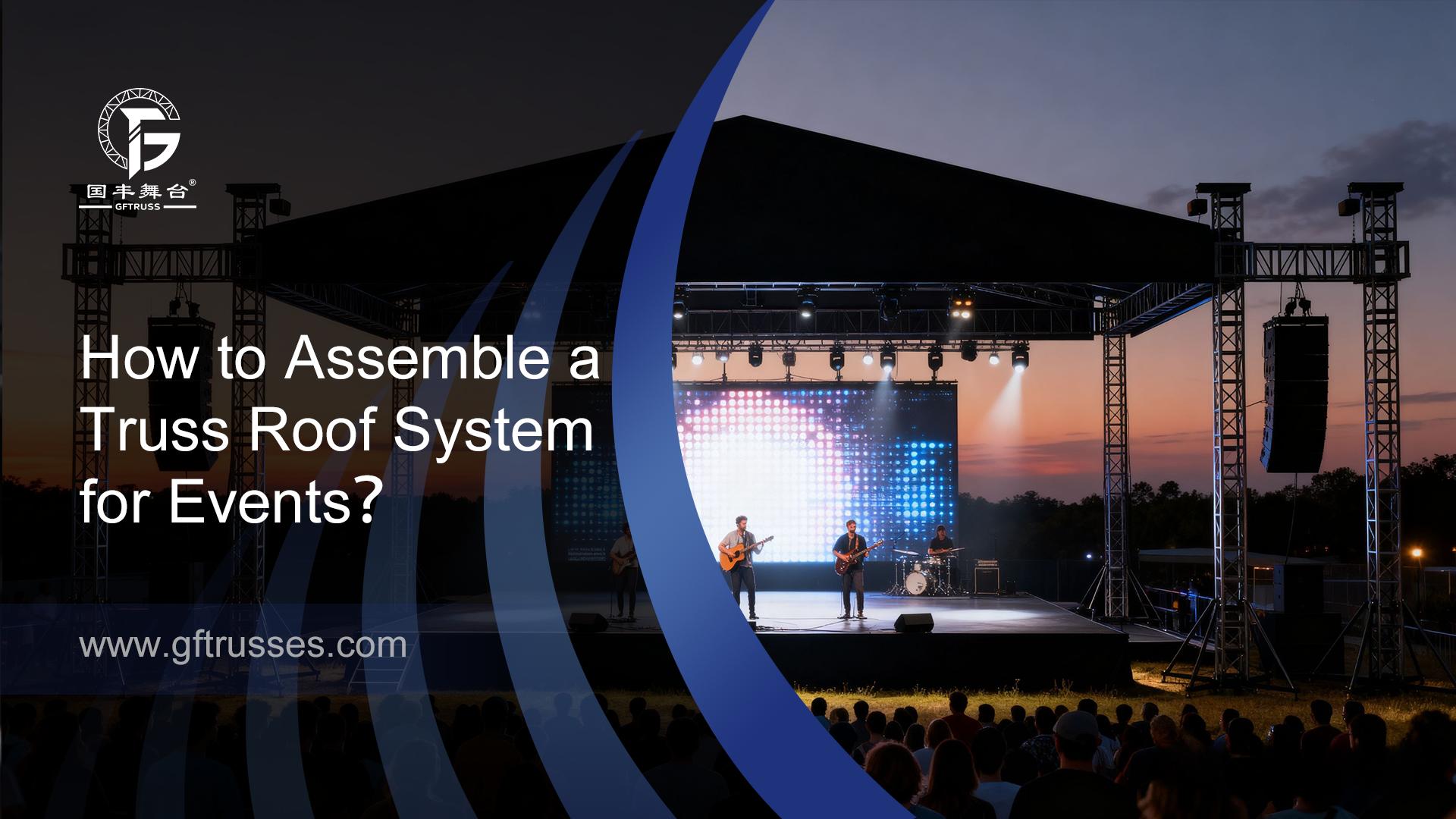 Как собрать стропильную систему для мероприятий?