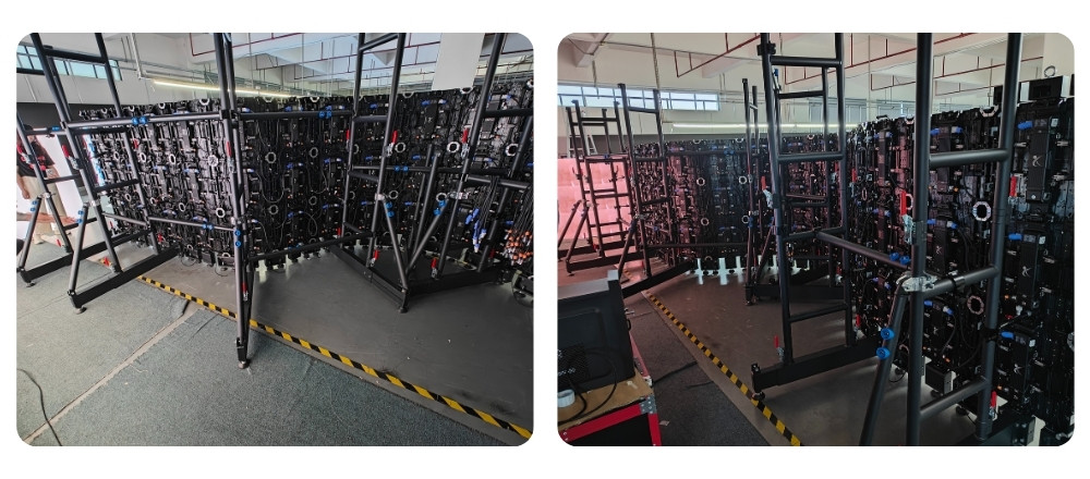 Professional OLED wall ground support solution