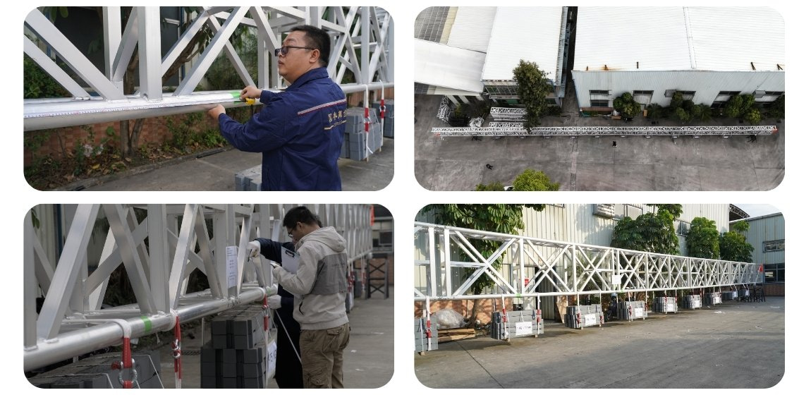 Heavy duty 550×1500mm aluminum truss