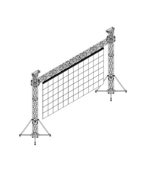 #goal post truss for LED wall display