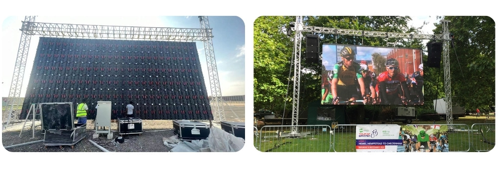 Modular goal post truss system for quick installation