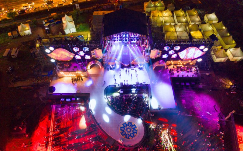 Lighting Cart for Outdoor Festivals & Live Shows