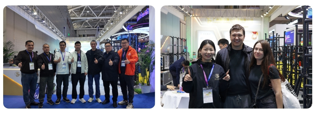 GF-Truss team with customers at ISLE Shenzhen