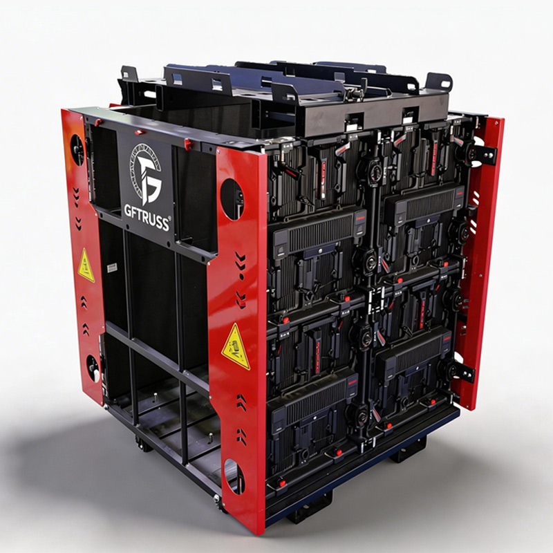 high capacity touring LED panel cart for events and rental