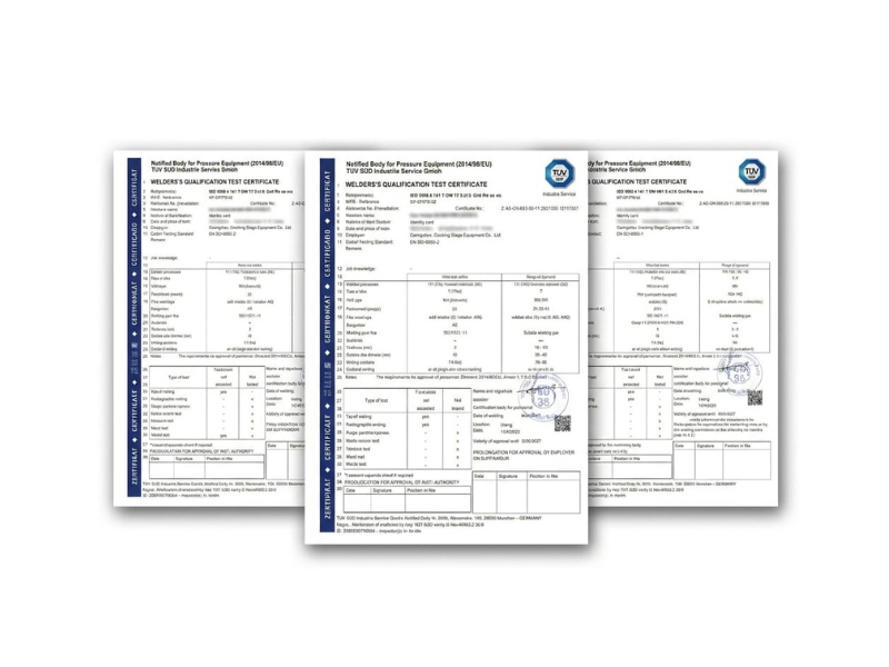 International CE safety standards welder certificate International CE safety standards welder certificate