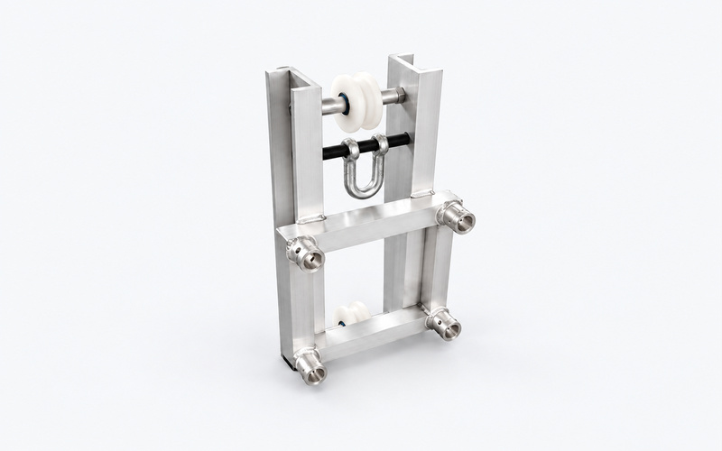 Top section for truss pillars supporting concert lighting structures Top section for truss pillars supporting concert lighting structures